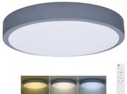 Solight WO8001 - LED Stmiev. svietidlo GREY LED/48W/230V 3000-6500K pr. 38 cm + DO