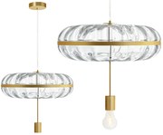 Toolight Toolight, závesné svietidlo 1xE27 APP1102-C, zlatá, OSW-08880