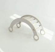 Montessori drevená hojdačka biela M Biela