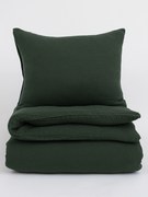 Mušelínové obliečky - Alexia tmavozelená