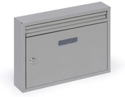 Poštová schránka, vhodná pre zostavy, 240 x 320 x 60 mm, strieborná
