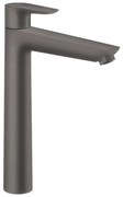 Hansgrohe Talis E, vysoká umývadlová batéria 240 bez odtokovej súpravy, kefovaná čierna chrómová, HAN-71717340