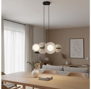 Závesný luster na lanku MODEL 4xG9/8W/230V biely