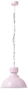 Pastelovo ružové závesné kovové svetlo Endien – Ø 40*135cm/ E27/ 40W