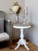 Transparentná sklenená dekoračná váza Leaf - Ø 14*18cm