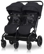Súrodenecký kočík EasyGo Echo Ebony Black