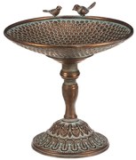 Autronic BONTEC Stojan kovový - 29 cm, aranžovací, s vtáčikmi, medený Farba: Medená