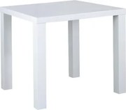 Jedálenský stôl Festim 80x80 cm, biely%