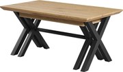XXXLutz JEDÁLENSKÝ STÔL, čierna, farba duba, 160/320/90/76 cm P & B - Stoly - 001467006801