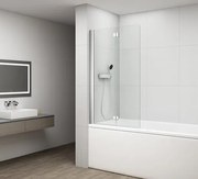 Polysan Rota vaňová zástena 150x90 cm chróm FA900