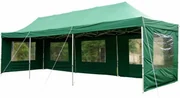 Garthen PROFI 404 Záhradný skladací párty stan - zelený 3 x 9 m
