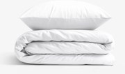 Goldea bavlnené posteľné obliečky - biele 140 x 200 a 70 x 90 cm