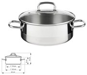 Kastról nerez + pokr. 22cm/3,0L PROFESSIONAL kolimax