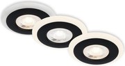Briloner 7039-035 - SADA 3x LED Kúpeľňové podhľadové svietidlo LED/5W/230V IP44