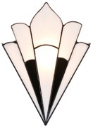 Tiffany lampa nástenná vitrážová 25*20