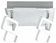 Paulmann 66641 - 4xLED/4,5W Bodové svietidlo FRAME 230V