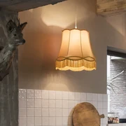 Retro závesné svietidlo zlaté 45 cm - Granny