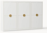 Modulárna šatníková skriňa's krídlovými dverami Denise, Š 300 cm, rôzne možnosti