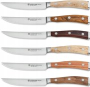 Ikon Sada 6 steakových nožov 12 cm v koženom vrecku Wüsthof