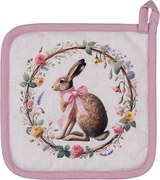 Chňapka - podložka zajac s kvetmi Easter Whispers Collection - 20*20 cm