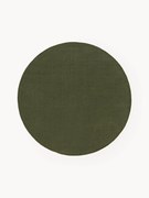 Okrúhly bavlnený koberec Lora