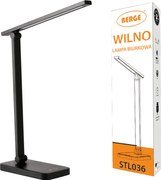BERGE Stolná LED lampa 5W WILNO čierna