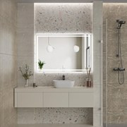 Erga Harper, LED zrkadlo 120x80cm, 3105 lm, 6500K, predné/zadné osvetlenie, ERG-V01-113-1280-00