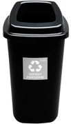 Kôš sort Bin 28 l čierny- zmiešaný odpad