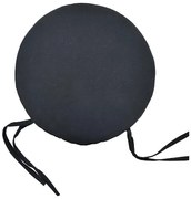 Poduška na stoličku SSE-AAT-CP-3475 (2 cm) čierna okrúhla