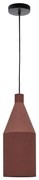 Závesné svietidlo v terakotovej farbe s kovovým tienidlom ø 15 cm Peralta – Kave Home