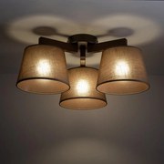 Brilagi - Prisadený luster LATTE 3xE27/15W/230V borovica/hnedá