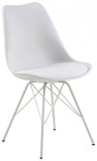 Jedálenská stolička Eris biela