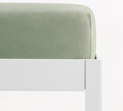 Goldea plachta jersey s napínacou gumou - šalviovo zelená 90 x 200 cm