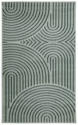 Kusový koberec Thumbs green, 190x280, zelená, obývacia izba, Alfa Carpets