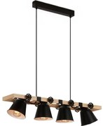 Brilo - Luster na lanku TALLE 4xE27/40W/230V