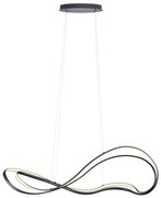 Redo 01-3599 - LED stmievateľný luster na lanku TEMPEST LED/58W/230V čierna