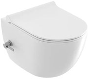 Wc s bidetom závesné Ravak Uni Chrome RimOff, zadný odpad X01912