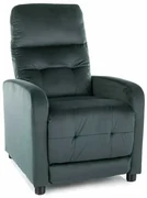 Polohovacie kreslo Lennox Velvet, zelená