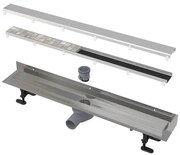 Sprchový žľab Alca DOUBLE9 FIT AND GO k stene 95 cm nerez APZ23DOUBLE9950