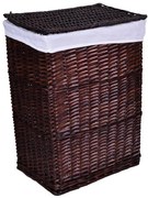 Kôš na bielizeň 114 l prútený hnedý