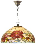 Vitráž luster Tiffany Ø40 z kolekcie ROSE 2*E27