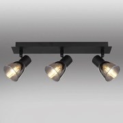 Stropné bodové svietidlo 54307-3 čierna MAT LS3