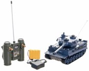 Teddies Tank RC TIGER I so zvukom a svetlom, 33 cm, na batérie + dobíjací pack 40 MHz