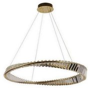 LED Stmievateľný krištáľový luster na lanku LED/50W/230V + diaľkové ovládanie