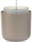 Plastia Samozavlažovací kvetináč Tolita Air hnedý, priemer 19 cm, pr. 19 cm