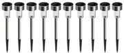 SADA 10x LED solárna lampa LED/0,06W/1,2V 6000K IP44 40 mAh