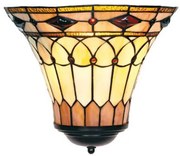 Vitrážová lampa nástenná CARAMEL 26*30