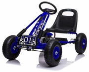 Baby Mix Detská šliapacia motokára Go-kart Razor, modrá
