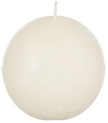 Smotanová guľatá sviečka - Ø7,5cm - 24hodín