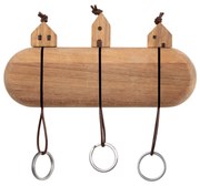 räder Drevený držiak na kľúče Houses